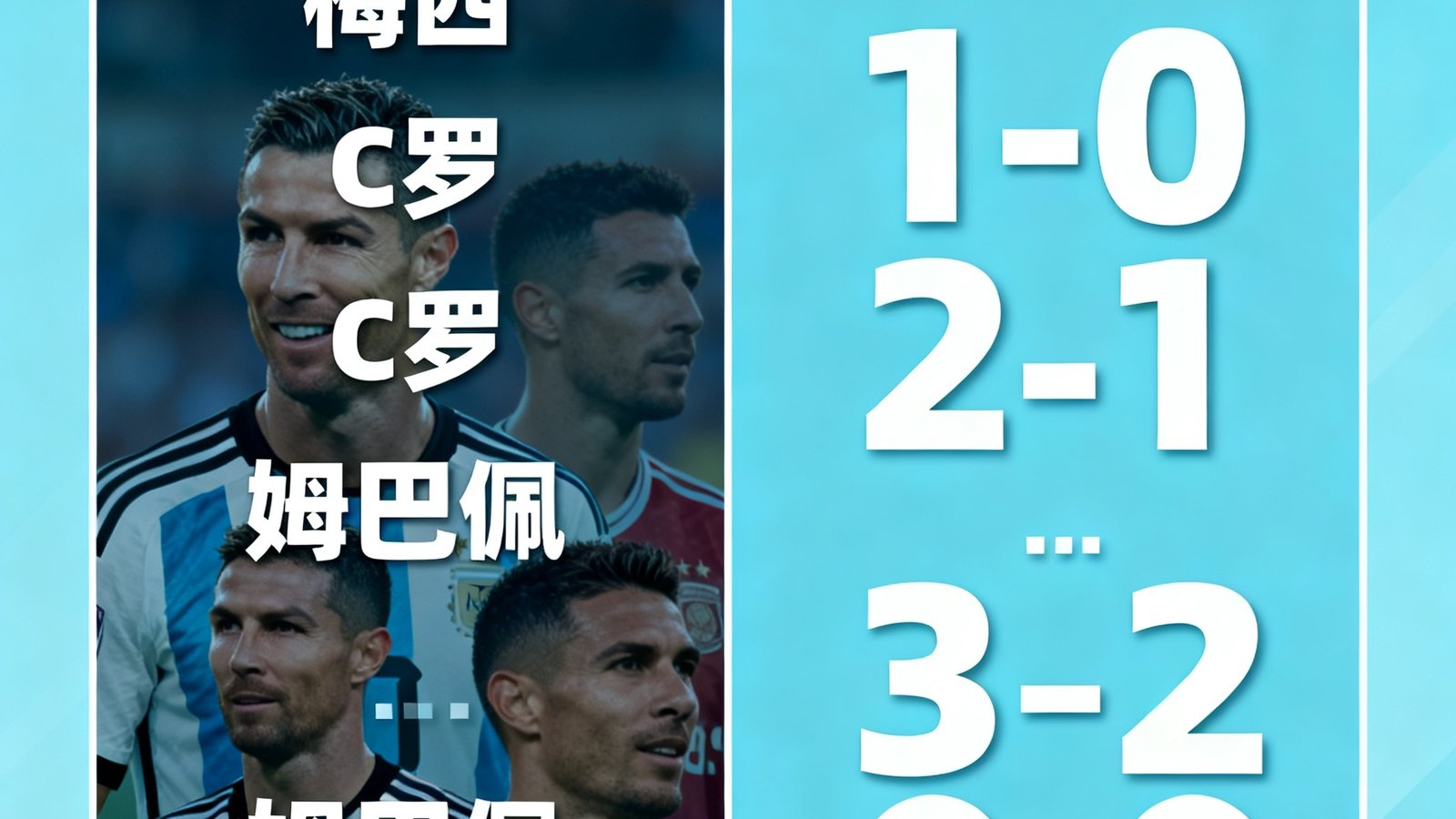最先入球球员与比分组合预测面板