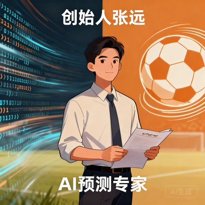 创始人张远,AI预测专家,背景是代码与足球